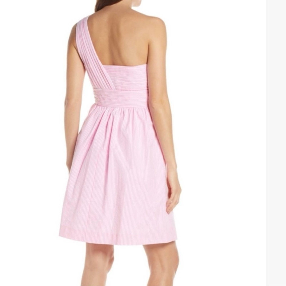 Lilly Pulitzer Pink One-Shoulder Dress - Picture 2 of 6